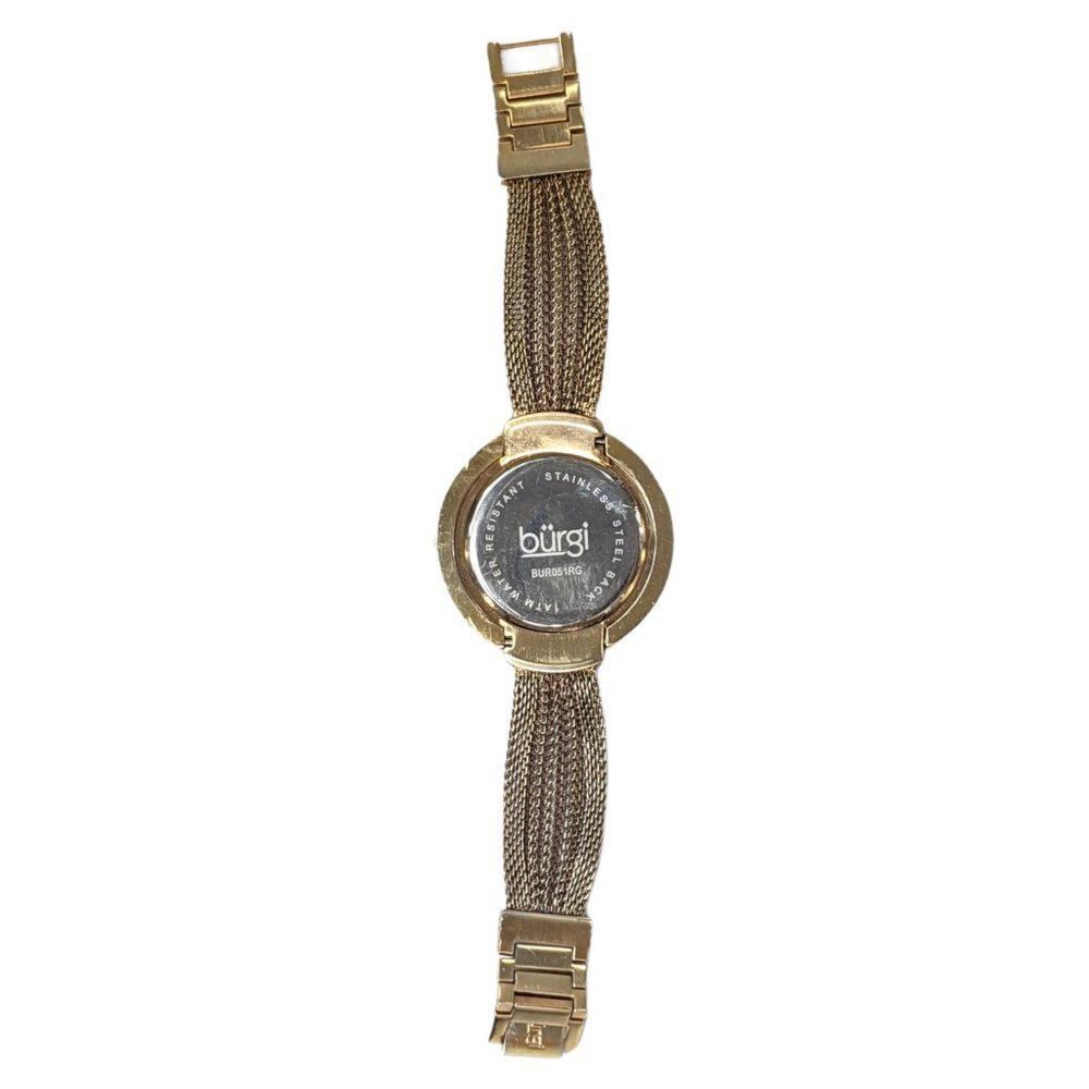Burgi Crystal Mesh Watch - Picture 3 of 6